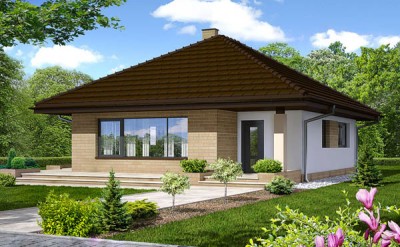 Едноетажна сглобяема къща EKO LIVING 102