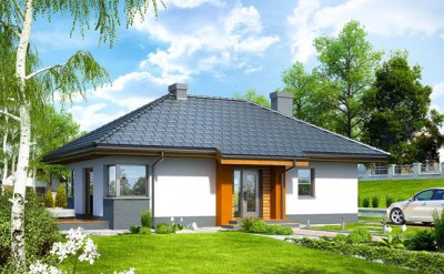 Едноетажна сглобяема къща EKO LIVING 80