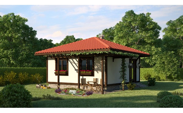 Едноетажна сглобяема къща EKO LIVING 46