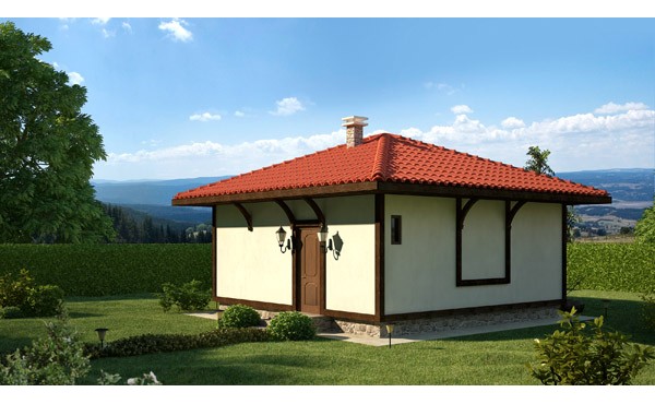 Едноетажна сглобяема къща EKO LIVING 46
