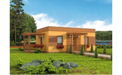 Едноетажна сглобяема къща EKO LIVING 55