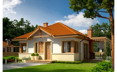 Едноетажна сглобяема къща EKO LIVING 62