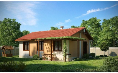 Едноетажна сглобяема къща EKO LIVING HOUSE 70