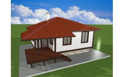 Едноетажна сглобяема къща EKO LIVING 60