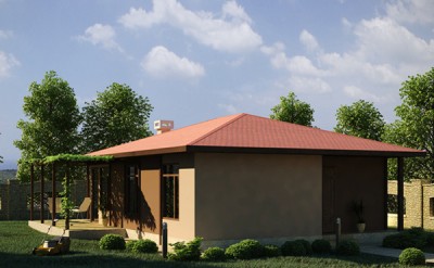 Едноетажна сглобяема къща EKO LIVING HOUSE 65 Едноетажна сглобяема къща EKO LIVING HOUSE 65