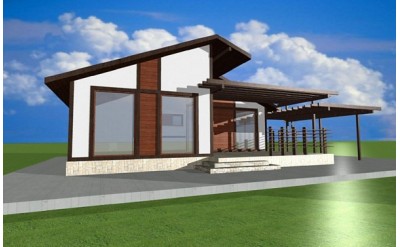 Едноетажна сглобяема къща EKO LIVING 61