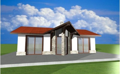 Едноетажна сглобяема къща EKO LIVING 78