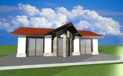 Едноетажна сглобяема къща EKO LIVING 78 Едноетажна сглобяема къща EKO LIVING 78