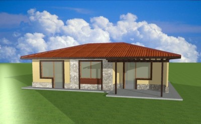 Едноетажна сглобяема къща EKO LIVING HOUSE 87 Едноетажна сглобяема къща EKO LIVING HOUSE 87
