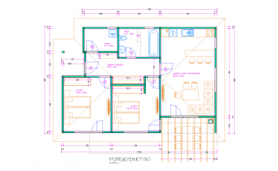 Едноетажна сглобяема къща EKO LIVING HOUSE 87 Едноетажна сглобяема къща EKO LIVING HOUSE 87